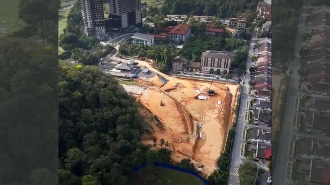 Image from: TTDI residents allege repeated warnings ignored over Bukit Kiara project