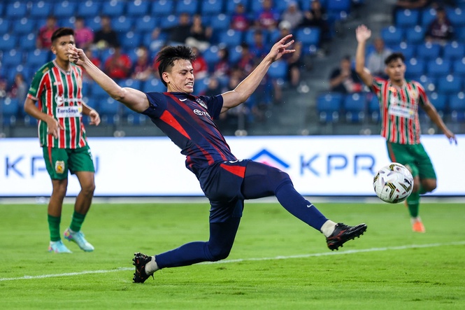 Image from: Super League or schoolboy football? JDT rout sparks debate