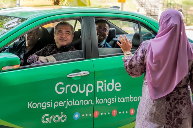 Image from: Grab perkenal ciri Group Ride tawar penjimatan sehingga 40% kepada penumpang