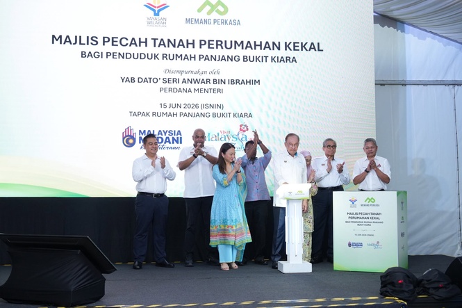Image from: Ramanan welcomes RM1 mil allocation for Bukit Kiara Longhouse community