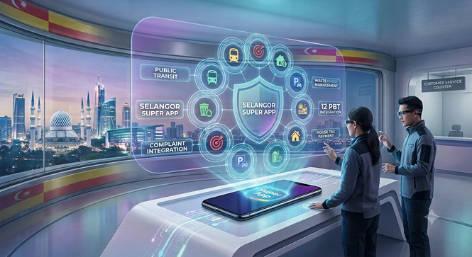 Image from: Selangor rancang bangunkan ‘super app’ integrasi 12 PBT