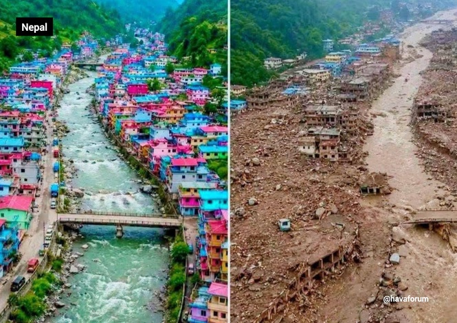 Image from: Up to 17 Malaysians uncontactable amid massive Nepal floods, search efforts underway