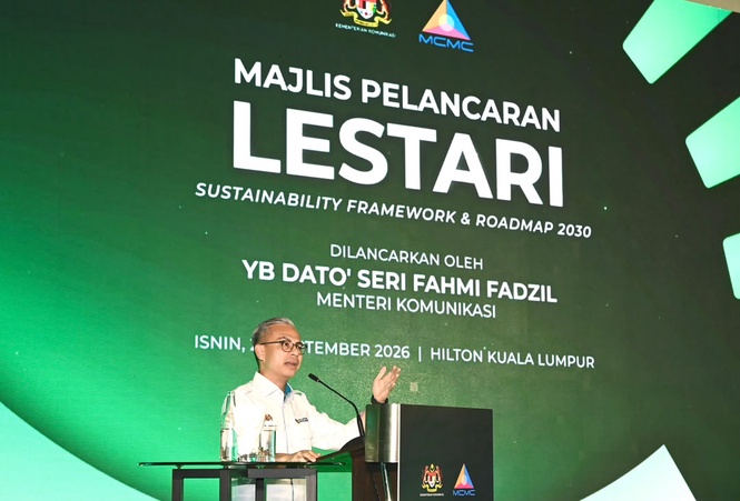 Image from: Fahmi calls for communications sector to cut energy consumption