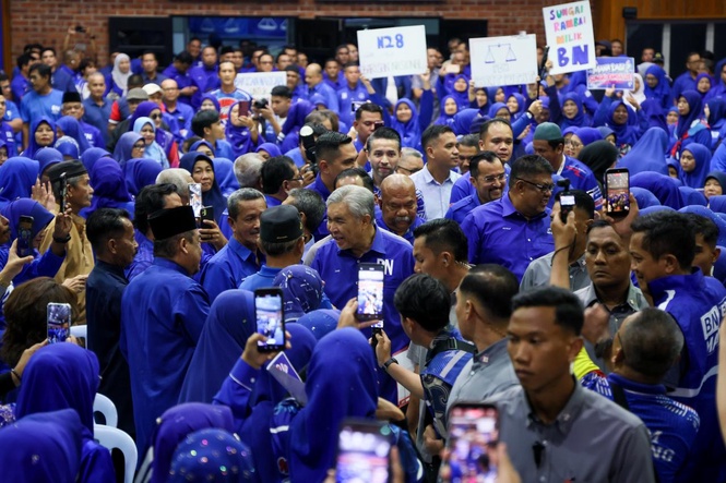 Image from: Zahid beri bayangan Ab Rauf kekal Ketua Menteri jika BN menang PRN Melaka