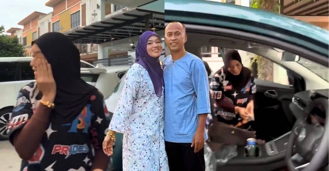 Image from: Achey hadiahkan isteri X50 sempena birthday, pertama kali koyak plastik. ‘Myvi second hand sampai lumat, kerap tersadai’