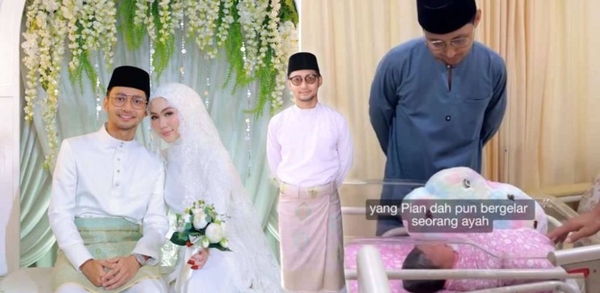 Image from: Sufian Suhaimi timang anak sulung, dedah perasaan kini bergelar ayah -'Sebak, bahagia bercampur…'
