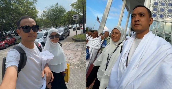 Image from: 'Alhamdulillah.' Tomok & isteri bakal tunai haji