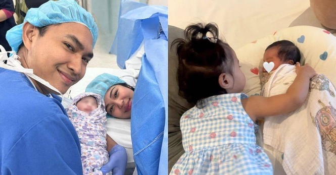 Image from: Tyra Kamaruzzaman bersalin anak kedua. 'Satu lagi doa dimakbulkan...'