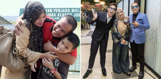 Image from: Pernah terpisah oleh jeriji besi, Ammar Haikal kongsi momen 'sweet' dengan Ameng bikin sebak—'Ibu awak wanita hebat & setia'