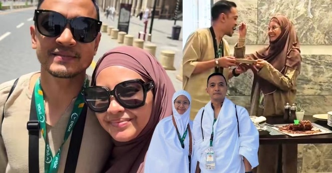 Image from: 'Pimpin keluarga kita ke syurga...' - Genap 42 tahun Tomok syukur sambut birthday di Tanah Suci, doa isteri menyentuh hati