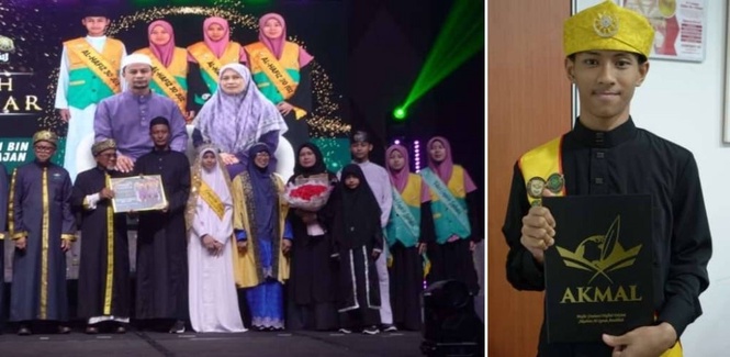 Image from: Remaja 16 tahun dan empat beradik ini kongsi formula kejayaan bergelar al-Hafiz, AKMAL mahu lahirkan lebih ramai generasi pemimpin