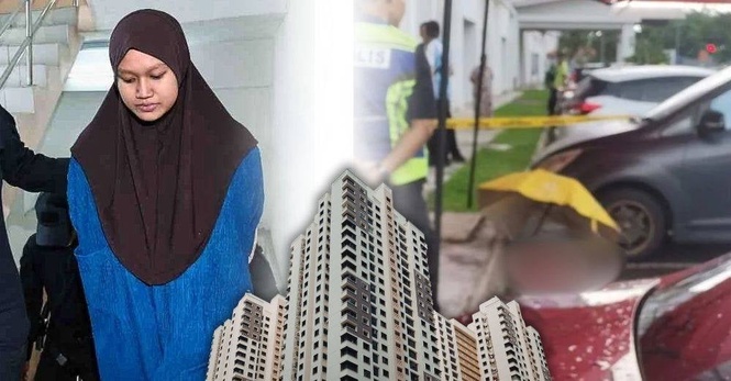 Image from: 'Si kecil rupanya ada kembar...' Ibu muda 22 tahun mengaku campak anak masih bernyawa dari tingkat 10, ini kronologi