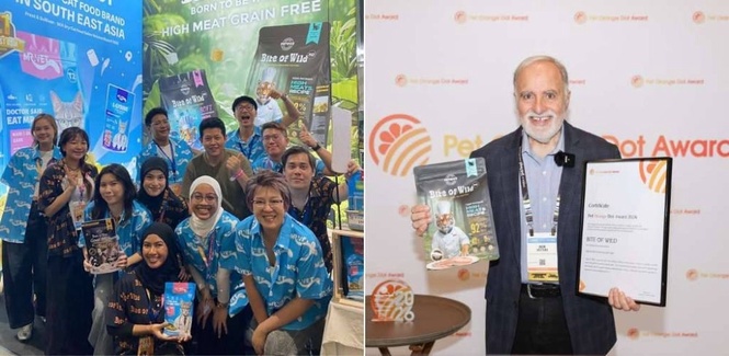 Image from: Raih anugerah antarabangsa, MR.VET & Bite of Wild tampil dengan pendekatan berbeza dalam dunia haiwan peliharaan