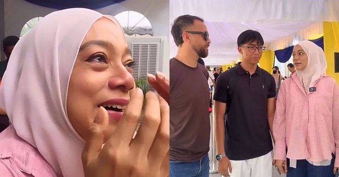 Image from: 'Jangan lupa ALLAH, mama always pray for you' - 18 tahun tak pernah berpisah, Linda Rafar sayu lepaskan anak ke UM