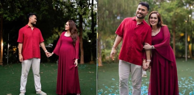 Image from: Penantian 7 tahun berakhir, ‘little pumpkin’ lengkapkan bahagia Nelydia Senrose & suami - ‘Aturan ALLAH cukup sempurna’