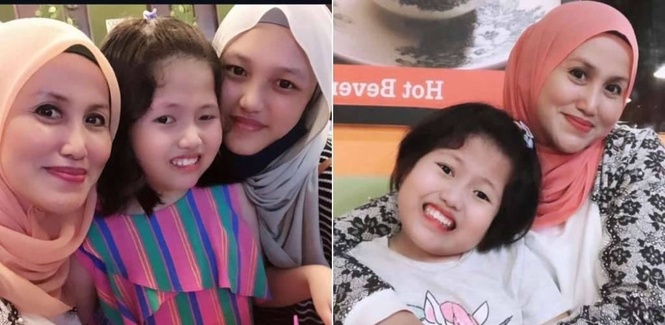 Image from: 16 tahun jaga anak istimewa, Ainina Ahmad B dedah sebab tidak berkahwin semula, kongsi detik terakhir bersama Elisya – 'Dia amanah ALLAH'