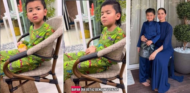 Image from: Perbualan Jayden dan Noor Nabila soal solat dan masjid tular, telatah si kecil mencuit hati – 'Dah tertinggal jauh dah baby'