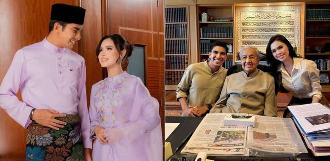 Image from: Bella Astillah & Syed Saddiq terima nasihat rumah tangga daripada Tun Mahathir – 'Semoga jadi bekalan hidup kami'