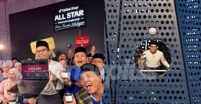 Image from: 'Saya terhutang budi' - Raih RM3.5 juta satu malam, sambal bilis Khairul Aming cipta fenomena, catat 5 rekod baharu!