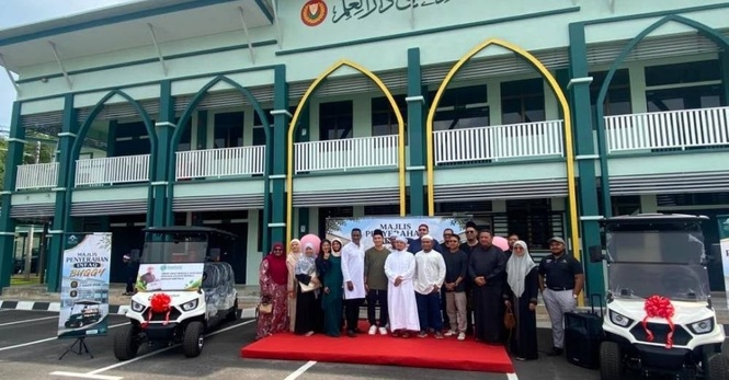 Image from: Bawa nama Malaysia ke AS, buggy elektrik ciptaan anak tempatan kini mudahkan pergerakan jemaah majlis ilmu