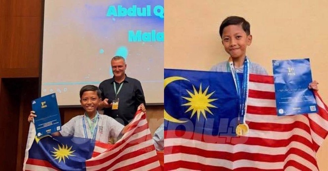 Image from: Harumkan nama Malaysia! Anak Melayu juara peringkat dunia, Wan Harriz anak pemandu bas, ulat buku seawal usia 5 tahun