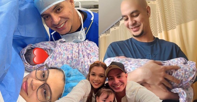 Image from: Harris Annuar, Asha Merican timang anak kedua lelaki pada tarikh cantik 9 September. 'Assalamualaikum wahai Issa Suleiman'