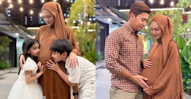 Image from: Bakal timang cahaya mata ketiga, bait doa Amyra Rosli menyentuh hati - 'Ya ALLAH, terima kasih atas perjalanan indah ini'