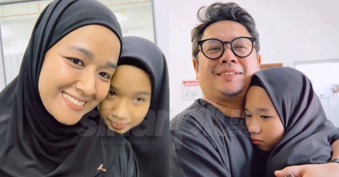 Image from: 'Bukan mudah lepaskan Maream...' Farah Lee & Ally Iskandar sebak hantar anak ke asrama selepas 6 tahun homeschooling