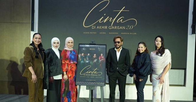 Image from: Tenang lagu Cinta Di Akhir Garisan 2.0 dibandingkan, Ajai pertahan gabungan vokal Marsha, Adira, Nadeera, Aisha Retno — 'Versi pertama dah terbaik...'