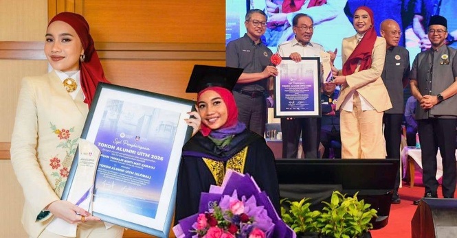 Image from: ‘Hampir tercicir dari sekolah undang-undang...’ Yuna terima Anugerah Tokoh Alumni UiTM (Global), kenang perjalanan sejak 2009