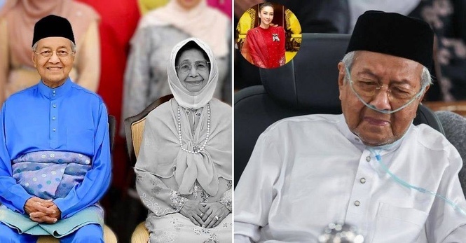 Image from: ‘Kehilangan teman hidup puluhan tahun bukan mudah’ - Rita Rudaini sebak lihat Tun Mahathir di sisi jenazah Tun Hasmah