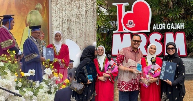 Image from: ‘Tahniah Kak Ngah!’ Liza Hanim kongsi momen graduasi anak, raih Subjek Terbaik English