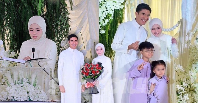 Image from: 'Sebelum akad, biar ayat ALLAH tenangkan hati' - Bella Astillah khatam al-Quran, Syed Saddiq hadir bawa bunga