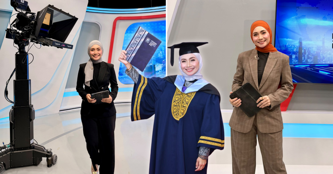 Image from: Berkhidmat 23 tahun di bilik berita, Hasnida Hanim buktikan usia bukan penghalang genggam sarjana selepas 18 tahun