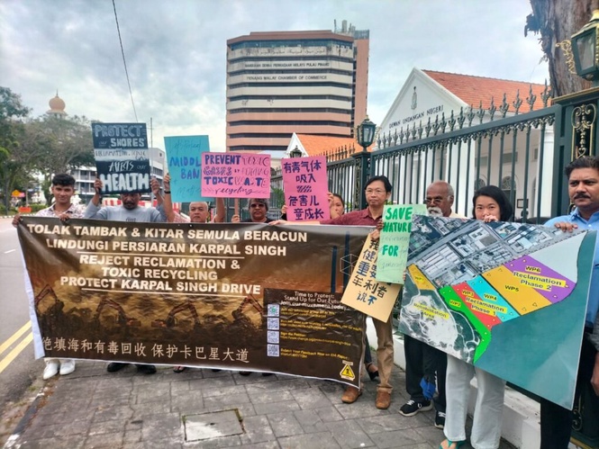 Image from: ProtectKarpal gesa kerajaan Pulau Pinang tolak projek tambakan di Jelutong