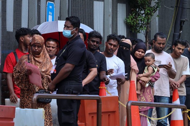 Image from: 1,476 pelarian Myanmar tandatangan dokumen pulang secara sukarela