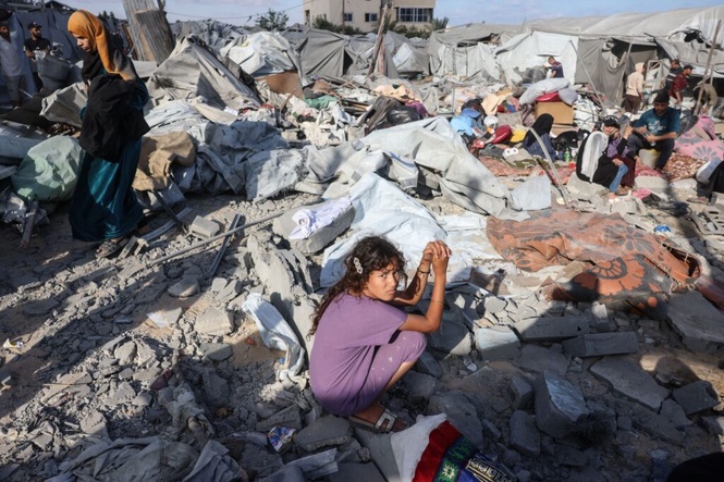 Image from: Bantuan ke Gaza tidak melalui pintu sempadan