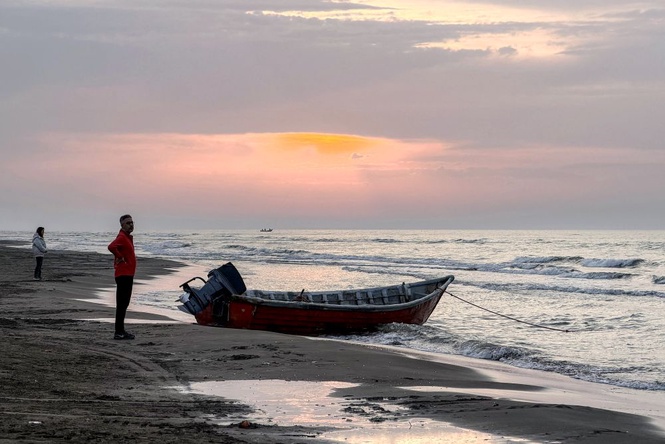 Image from: Iran tuduh Ukraine serang kapal di Laut Caspian