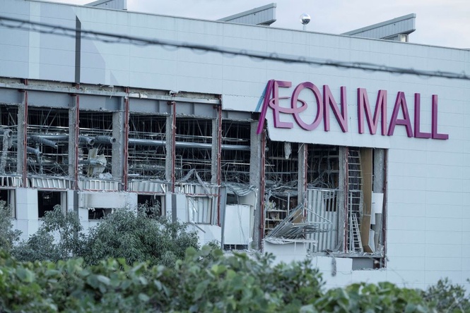 Image from: Pusat beli-belah Aeon Jepun diranap gempa kali kedua