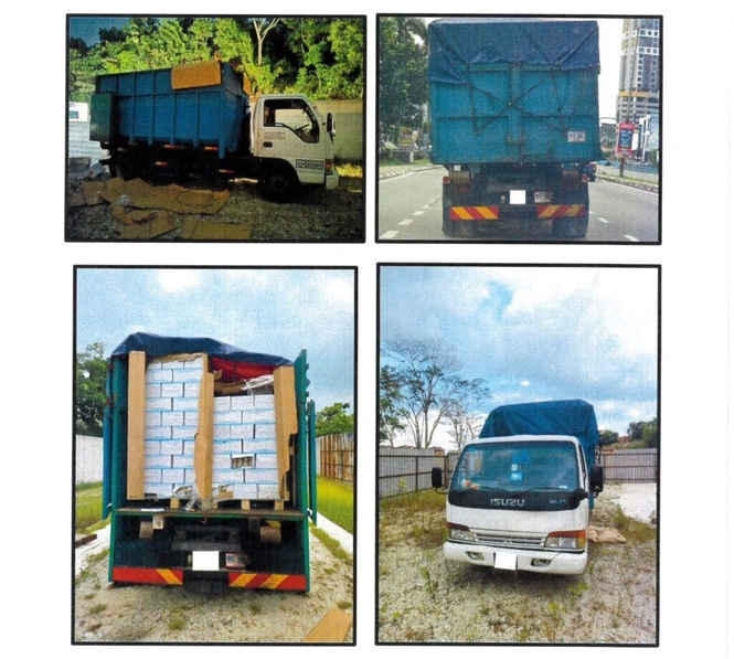 Image from: Dua ditahan, edar minuman keras tidak bercukai RM1.07 juta guna lori sampah