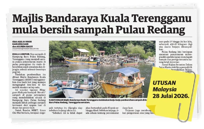 Image from: Insinerator kapasiti 20 tan atasi sampah Pulau Redang