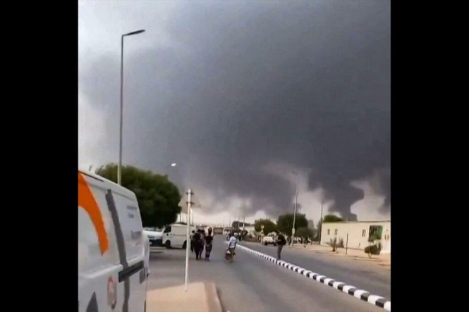 Image from: Houthi serang loji minyak Arab Saudi