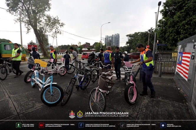 Image from: 157 basikal tanpa lesen disita di Taman Tasik Titiwangsa