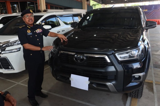 Image from: Ops Khas PeWA: 107 disita termasuk kenderaan mewah