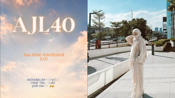 Image from: Aina Abdul, Aisha Retno dan K.O.I Ramalan Neelofa AJL40
