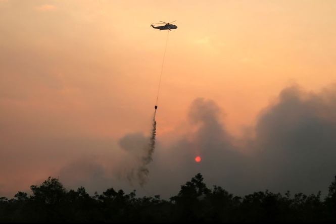 Image from: Kebakaran Kalimantan umpama medan perang