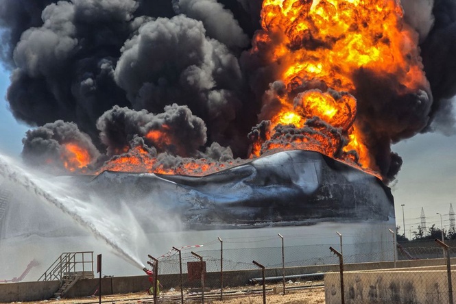 Image from: Gelombang serangan dron gugat infrastruktur Libya