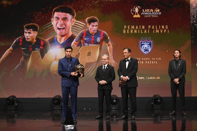 Image from: Afiq raih gelaran MVP Anugerah Liga M 2025/2026