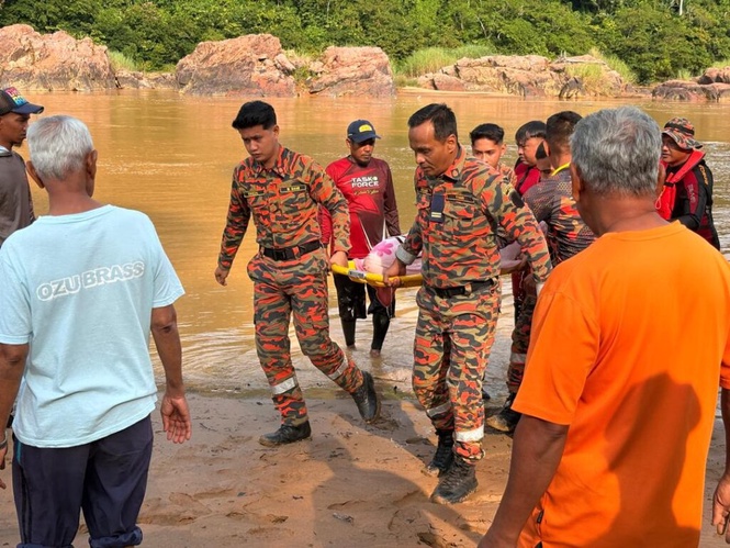 Image from: Seorang pelajar hilang ditemukan lemas di Sungai Kelantan