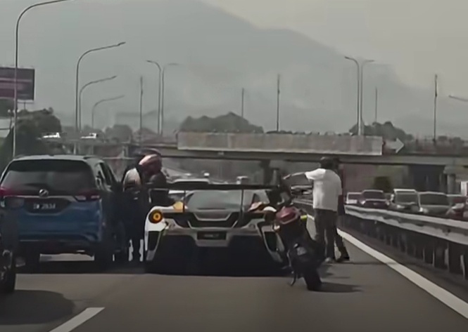 Image from: Pemandu kereta dipukul, diugut selepas perselisihan faham di lebuh raya